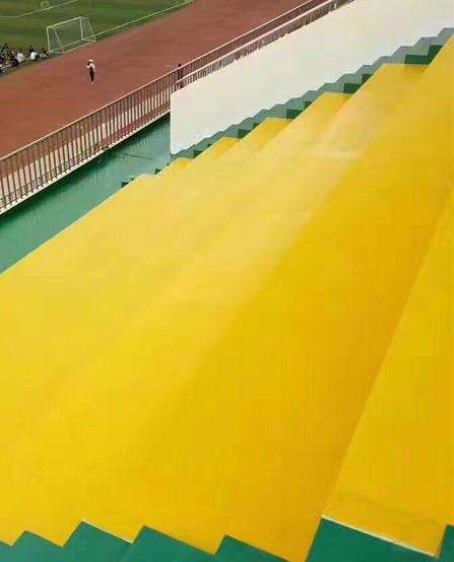 济宁球场台阶翻新修补改造